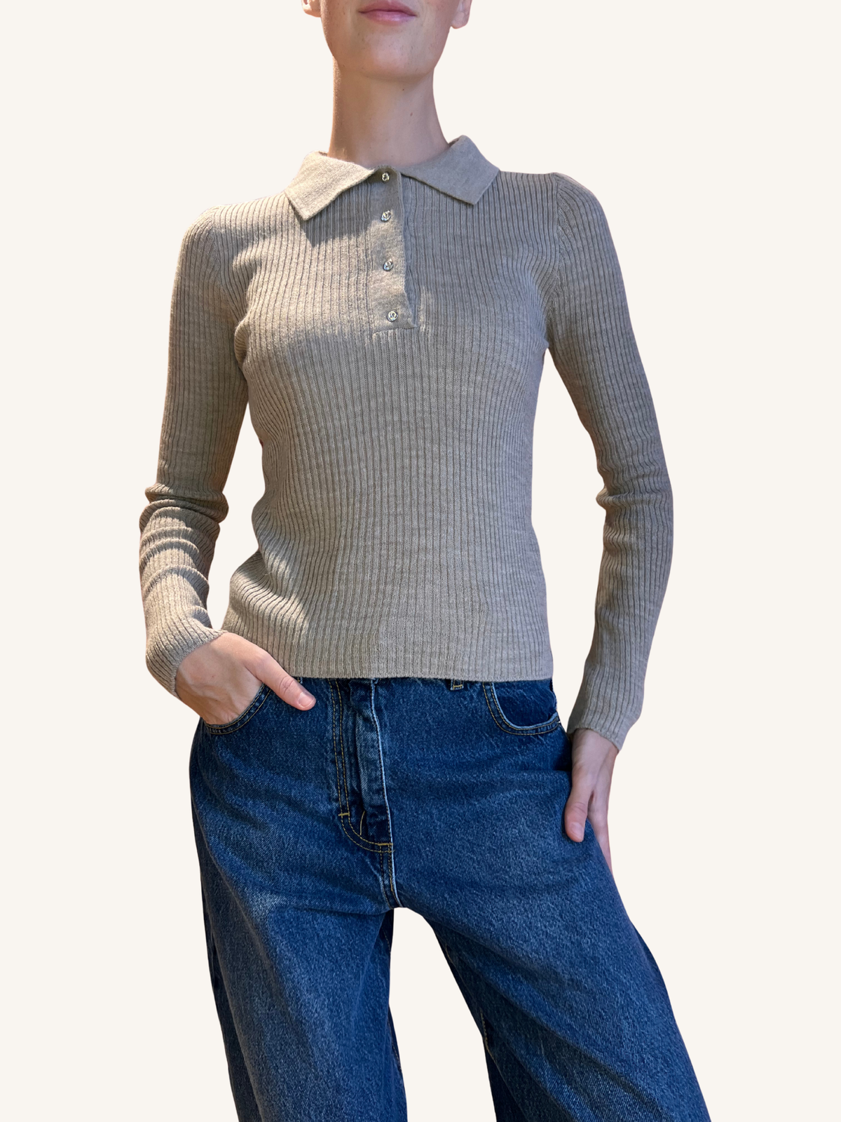 POLO COSTINA STRASS PERLA