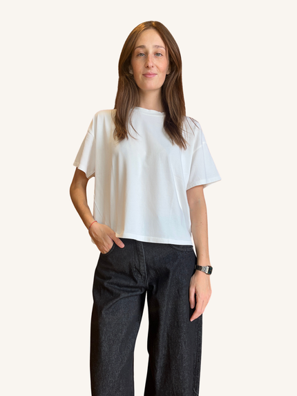 T-SHIRT SCATOLA PANNA