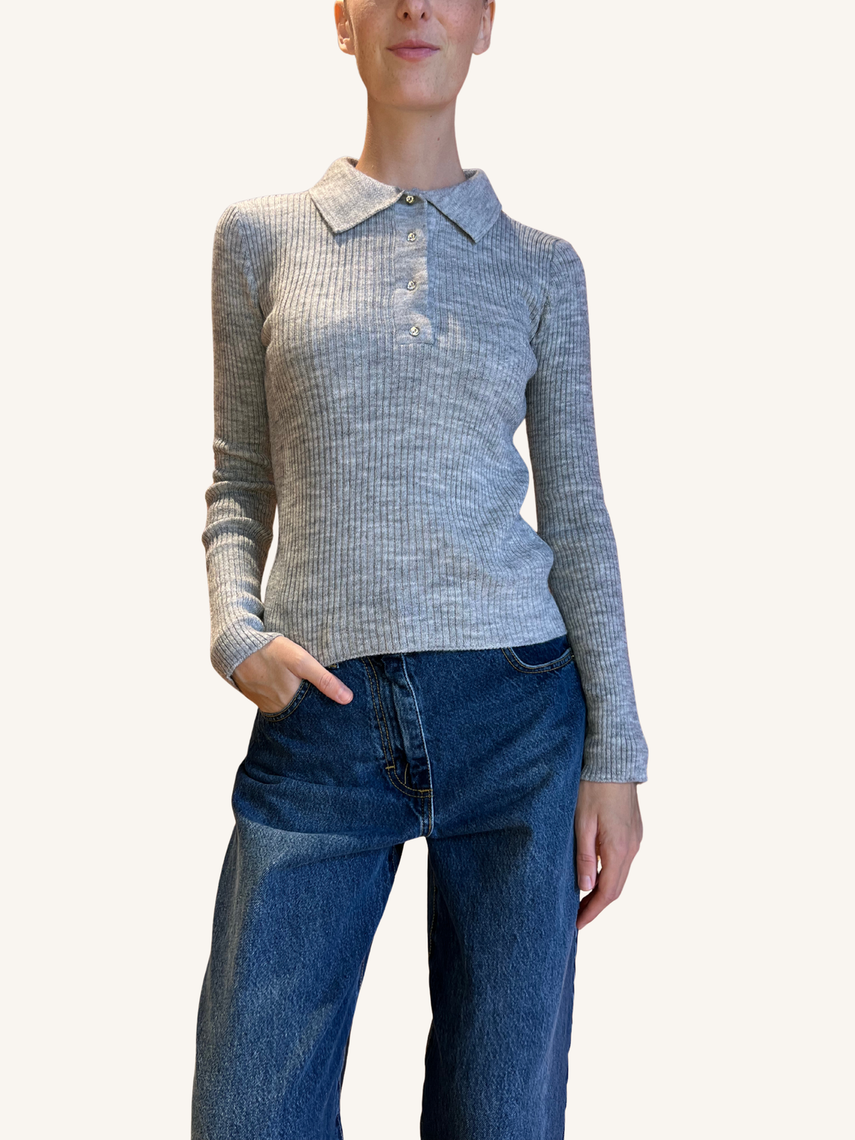 POLO COSTINA STRASS PERLA