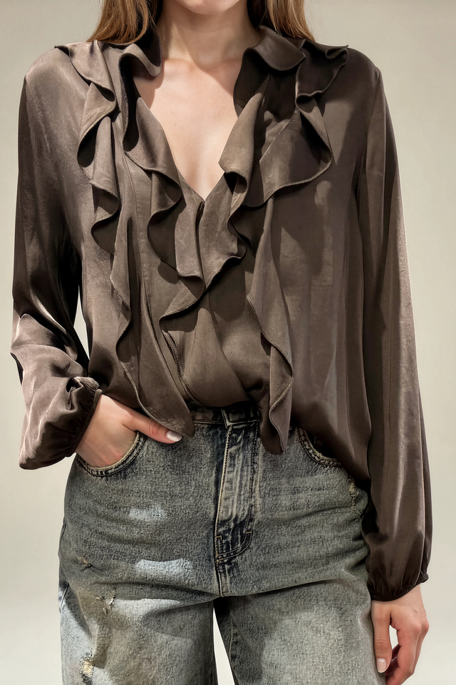 BLUSA HAVEONE MORO