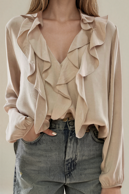 BLUSA HAVEONE SABBIA