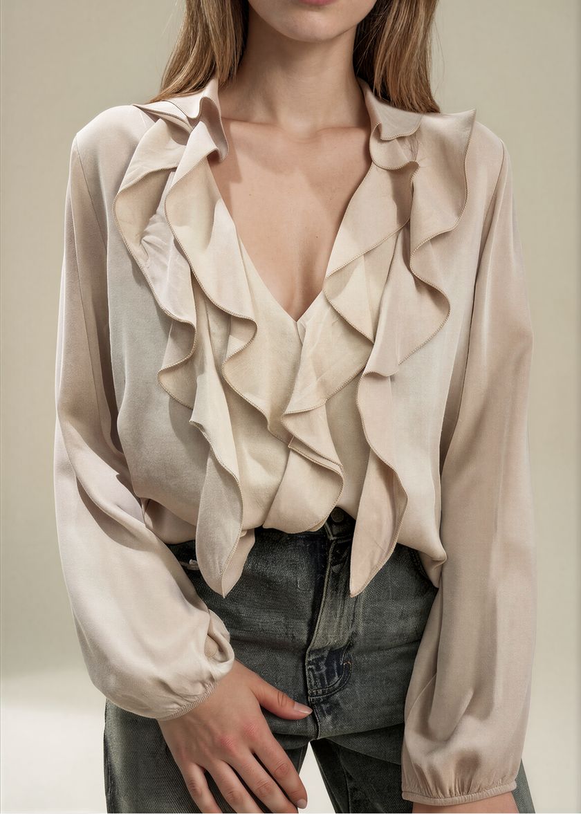 BLUSA HAVEONE SABBIA