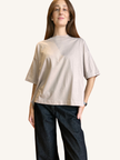 T-SHIRT MANICA CORTA OVER SABBIA